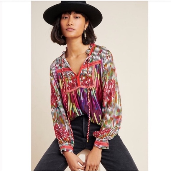 Anthropologie Tops - ANTHROPOLOGIE CONDITIONS APPLY Etienne Peasant Top